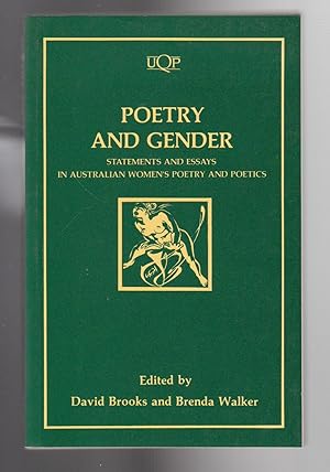 Imagen del vendedor de POETRY AND GENDER. Statements and Essays in Australian Women's Poetry and Poetics a la venta por BOOK NOW