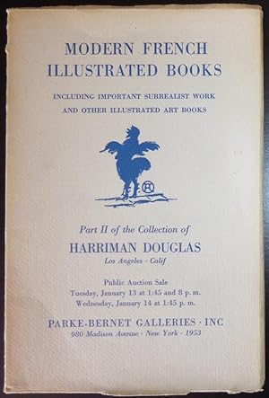 Imagen del vendedor de Modern French Illustrated Books, Including Important Surrealist Work and Other Illustrated Art Books January 13, 14, 1953 a la venta por Jeff Irwin Books