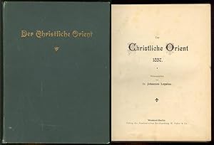 Bild des Verkufers fr Der Christliche Orient 1897. zum Verkauf von Versandantiquariat Markus Schlereth