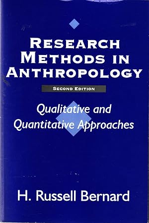 Seller image for Research Methods in Anthropology: Qualitative and Quantitative Approaches for sale by The Book Collector, Inc. ABAA, ILAB