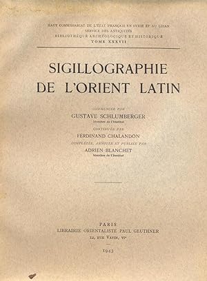 Sigillographie de l'Orient Latin