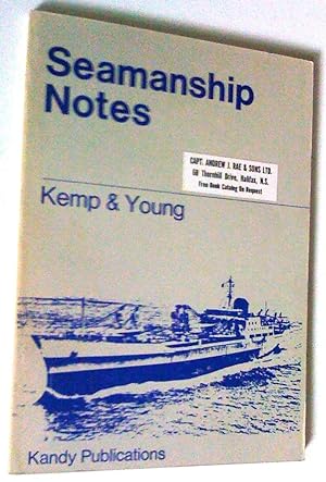 Imagen del vendedor de Seamanship Notes a la venta por Claudine Bouvier