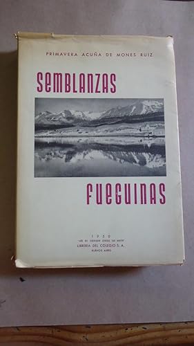 Imagen del vendedor de SEMBLANZAS FUEGUINAS a la venta por Ernesto Julin Friedenthal