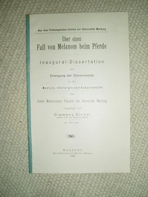 Seller image for ber einen Fall von Melanom beim Pferde for sale by Expatriate Bookshop of Denmark