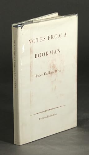 Notes from a bookman
