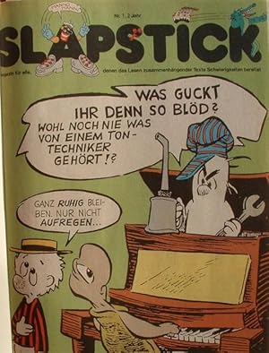 "Slapstick - Satirische Monatsschrift" Magazin für alle,denen das Lesen zusammenhängender Texte S...