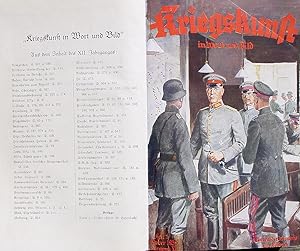 Kriegskunst in Wort und Bild. Zeitschrift für die deutsche Wehrmacht. Jahrgang XII. 12 Hefte, Okt...