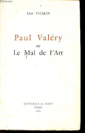 Seller image for PAUL VALERY OU LE MAL DE L'ART for sale by Le-Livre