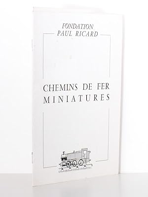 Chemins de fer miniatures ( Collection John Devoluy ) [ Plaquette d'exposition de tableaux et pho...