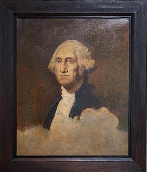 Portrait of George Washington.