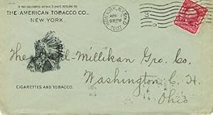 Stamped Envelope with printed image of Indian Chief.