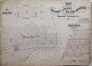 Map of the Toland Tract and Bay View Homestead and Adjacent Blocks, Oakland, Alameda Co., Califor...