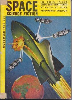 Imagen del vendedor de SPACE Science Fiction: November, Nov. 1952 a la venta por Books from the Crypt