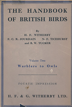 Image du vendeur pour The Handbook of British Birds. Volume II. Warblers to Owls mis en vente par Barter Books Ltd