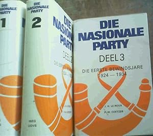 Seller image for Die Nasionale Party Deel 1: Agtergrond, Stigting en Konsolidasie ; Deel 2 en Deel 3: Die Eerste Bewindsjare 1924 - 1934 for sale by Chapter 1