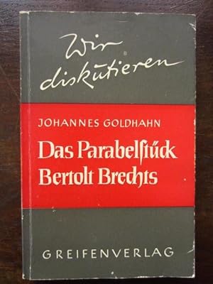 Seller image for Wir diskutieren: Das Parabelstück Bertold Brechts for sale by Rudi Euchler Buchhandlung & Antiquariat