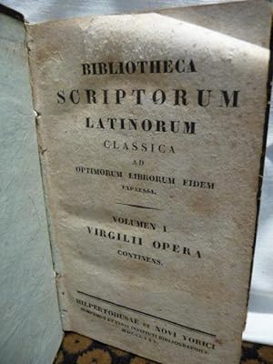Virgilii Opera Volumen 1. Bibliotheca Scriptorum Latinorum classica