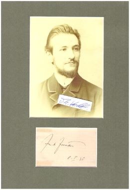 Seller image for Josef Bohuslav Foerster (J.B. FOERSTER, 1859-1951) tschechischer Komponist / czech composer for sale by Herbst-Auktionen