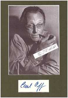 Immagine del venditore per CARL ORFF (1895-1982) Professor Dr., dt. Komponist, Dramaturg, Dichter, Pdagoge und Dirigent venduto da Herbst-Auktionen