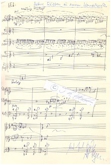 Image du vendeur pour HELMUT DEGEN (1911-95) Professor, deutscher Komponist, Organist und Dirigent mis en vente par Herbst-Auktionen