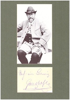 Seller image for LUDWIG GANGHOFER (1855-1920) volkstmlicher bayerischer Schriftsteller for sale by Herbst-Auktionen