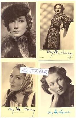 BRIGITTE HORNEY (1911-88) deutsch-amerikanische Schauspielerin (Theater und Film) und Hörspielspr...