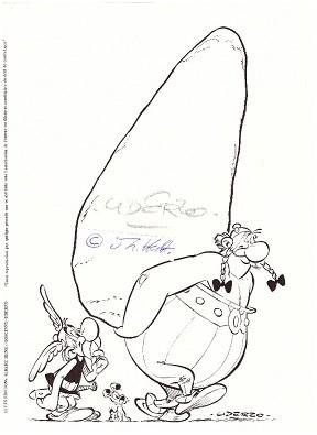 ALBERT UDERZO (1927-2020) französischer Comic-Zeichner von Asterix & Obelix