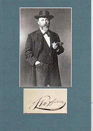 HEINRICH VON STEPHAN (1831-97) GENERALPOSTMEISTER, Gründer des Weltpostvereins, führte 1870 die P...