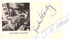 Seller image for GUSTAV UCICKY (1899-1961) sterreichischer Filmregisseur, unehelicher Sohn des Malers Gustav Klimt for sale by Herbst-Auktionen