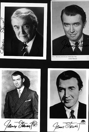 Imagen del vendedor de JAMES STEWART (1908-97) US-amerikanischer Schauspieler, Ehrenoscar, zwei Golden Globes, Goldener Ehrenbr sowie der Presidential Medal of Freedom, zwei Golden Globes, dem Goldenen Ehrenbren sowie der Presidential Medal of Freedom, im Zweiten Weltkrieg zwei Golden Globes, dem Goldenen Ehrenbren sowie der Presidential Medal of Freedom; im Zweiten Weltkrieg Bomberpilot bei den United States Army Air Forces (USAAF), zuletzt Brigadegeneral a la venta por Herbst-Auktionen