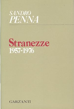Bild des Verkufers fr Stranezze (1957-1976) zum Verkauf von Studio Bibliografico Marini