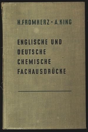 Imagen del vendedor de Englische und Deutsche Chemische Fachausdrcke. Ein Leitfaden der Chemie in englischer und deutscher Sprache. a la venta por Antiquariat Bookfarm