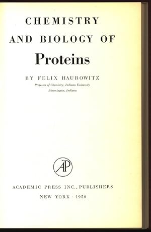 Seller image for Chemisrtry and Biology of Proteins 1/16/06 Stein 7 51 1.KT 1000 A 803 S 84169. for sale by Antiquariat Bookfarm