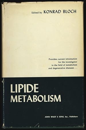 Immagine del venditore per Lipide Metabolism. venduto da Antiquariat Bookfarm