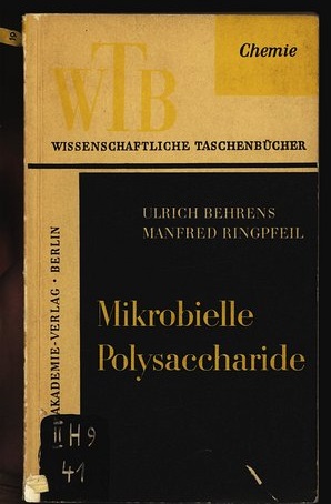 Bild des Verkufers fr Mikrobielle Polysaccharide. Wissenschaftliche Taschenbcher Chemie, Bd. 19. zum Verkauf von Antiquariat Bookfarm