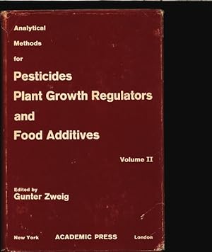 Imagen del vendedor de Analytical Methods for Pesticides, Plant Growth Regulators and Food Additives. Vol. 2: Insecticides. a la venta por Antiquariat Bookfarm