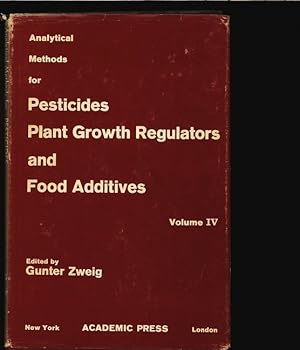 Imagen del vendedor de Analytical Methods for Pesticides, Plant Growth Regulators and Food Additives. Vol. 4: Herbicides. a la venta por Antiquariat Bookfarm