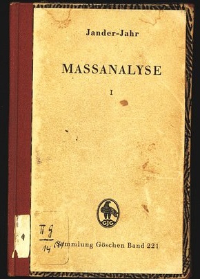 Bild des Verkufers fr Massanalyse. I. Sammlung Gschen, Band 221. zum Verkauf von Antiquariat Bookfarm