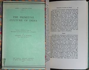 The Primitive Culture Of India Lectures delivered in 1922 at The School of Orientals Studies (Uni...