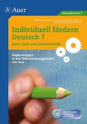 Immagine del venditore per Individuell frdern 7 Lesen: Sachtexte : 7. Klasse venduto da AHA-BUCH GmbH