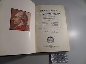 Seller image for Weichers deutsche Literaturgeschichte. Fr hhre Schulen und zum privaten Studium. for sale by Druckwaren Antiquariat