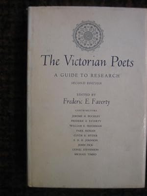 Bild des Verkufers fr The Victorian Poets: A Guide to Research zum Verkauf von Tiger books