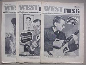 West Funk / Westfunk - Die Radio-Illustrierte für den Westdeutschen Hörer - Heft 23, 33 und 46, a...