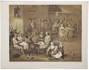 Bild des Verkufers fr Wirtshausszene, nach Teniers. zum Verkauf von Galerie Joseph Fach GmbH