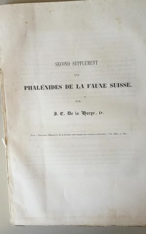 Second supplement aux Phalenides de la Faune Suisse.