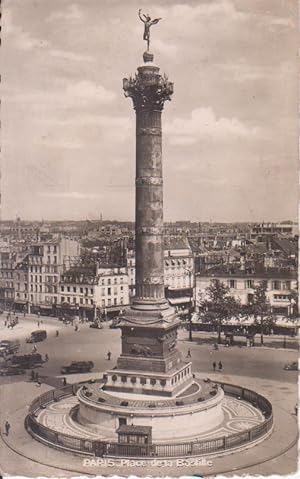 Carte postale : PARIS, place de la Bastille, colonne de Juillet