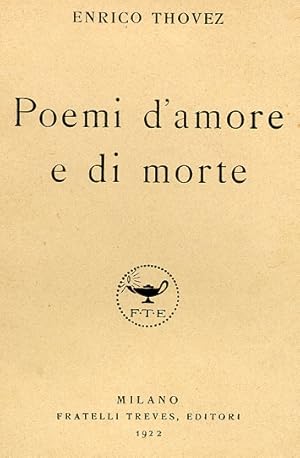 Image du vendeur pour Poemi d'amore e di morte mis en vente par Studio Bibliografico Marini