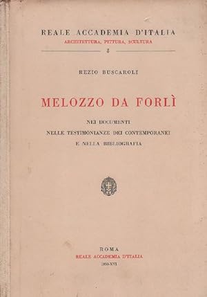 Bild des Verkufers fr Melozzo da Forl zum Verkauf von Studio Bibliografico Marini