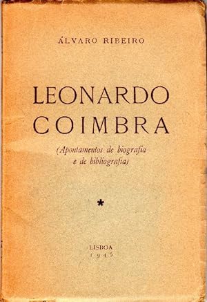 Seller image for Leonardo Coimbra for sale by Studio Bibliografico Marini