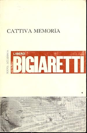 Immagine del venditore per Cattiva memoria venduto da Studio Bibliografico Marini